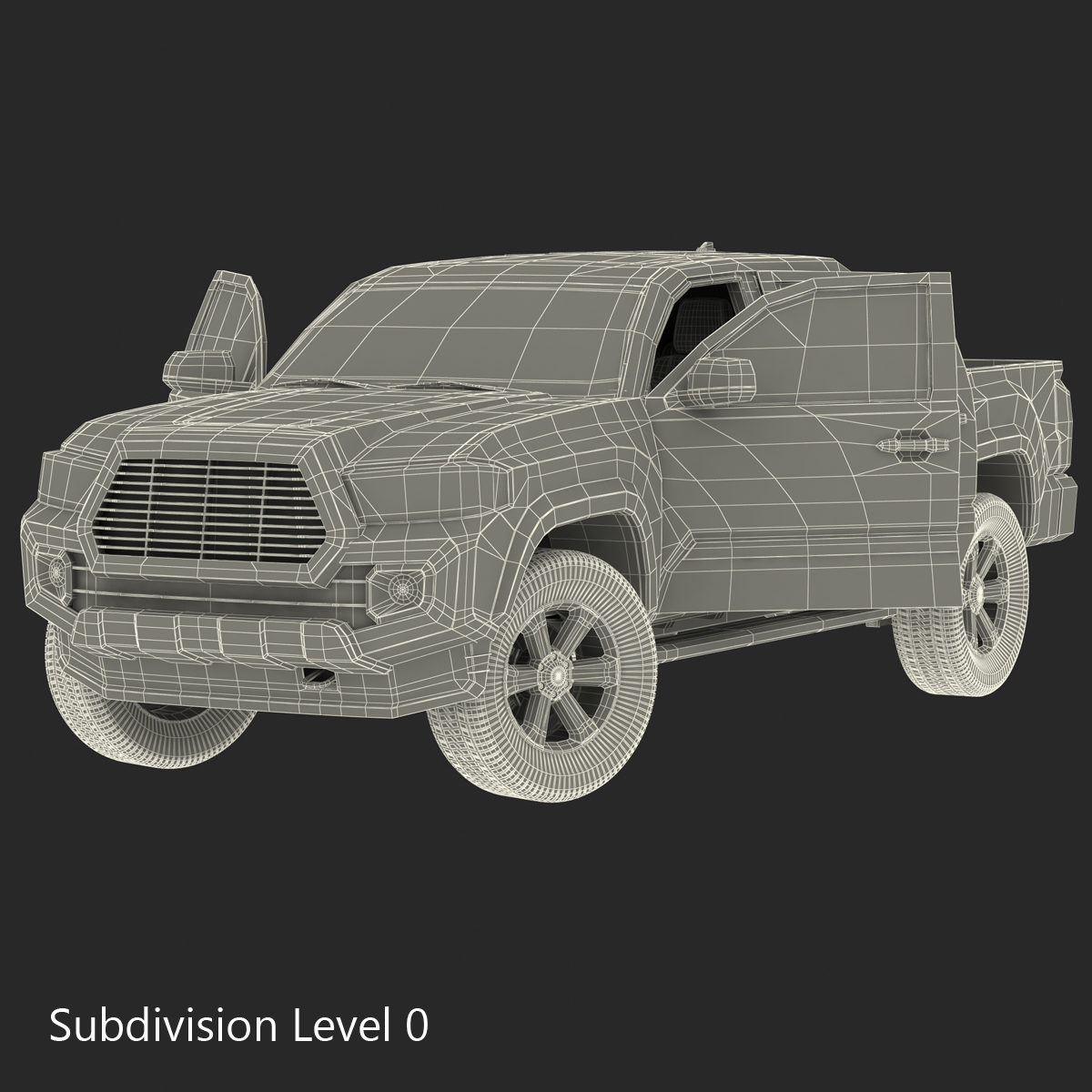 3D Generic Pickup Rigged