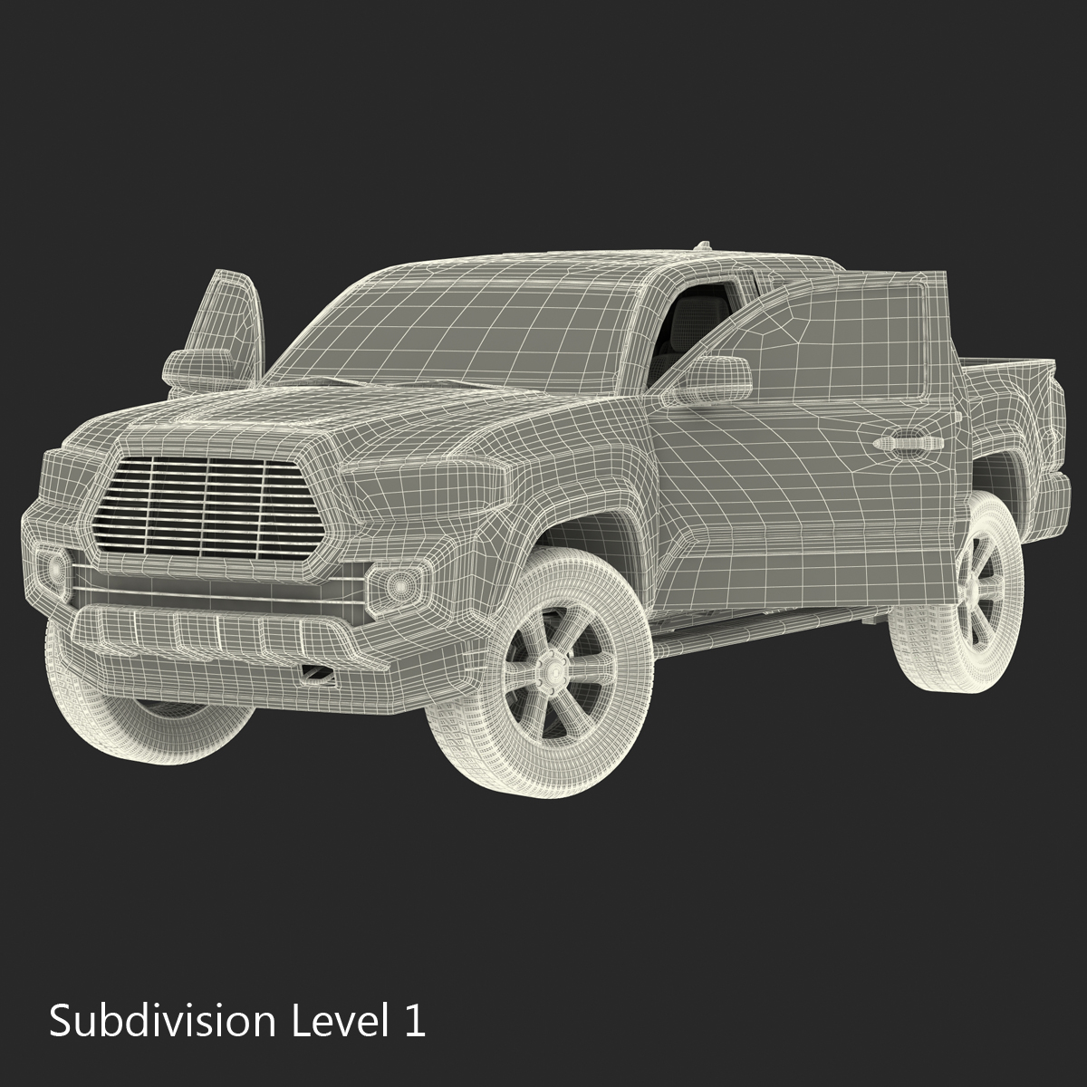 3D Generic Pickup Rigged