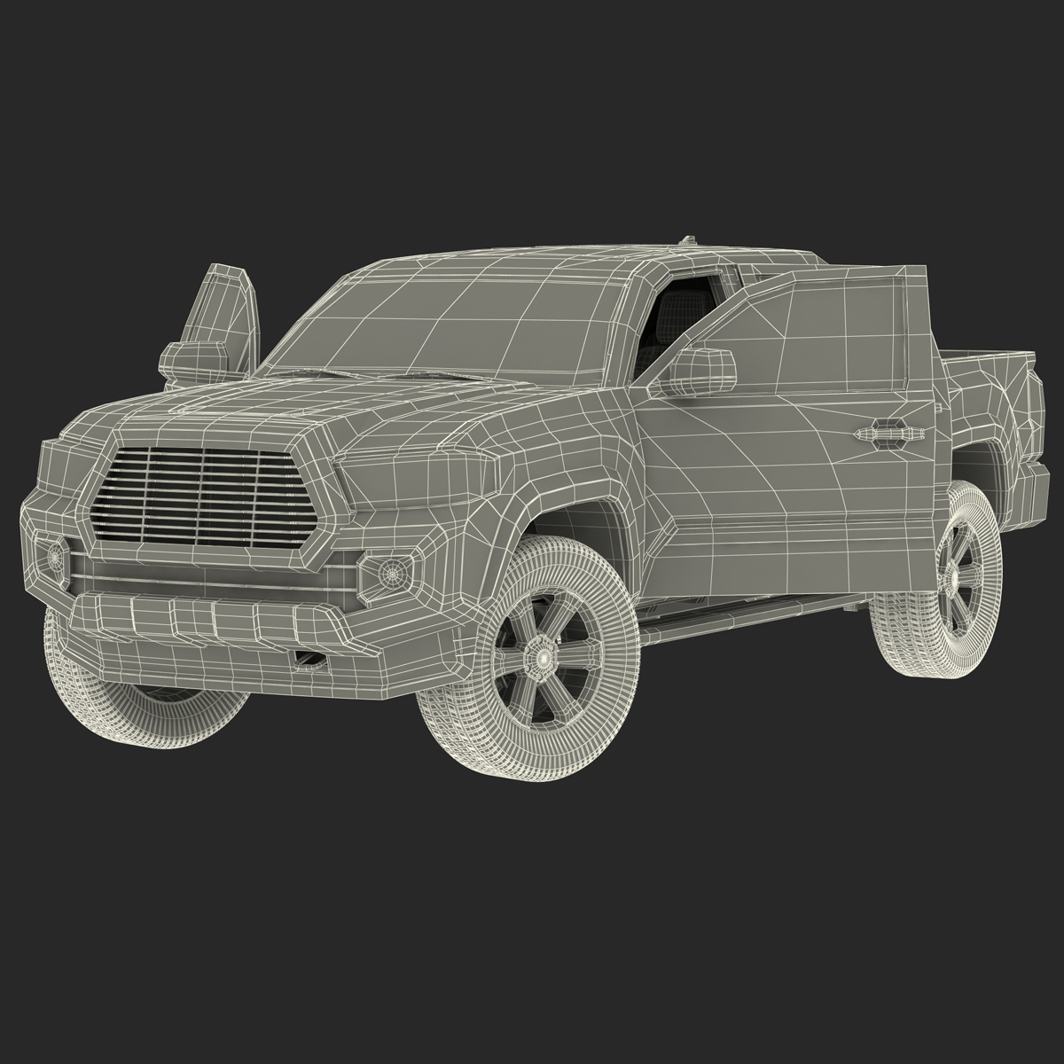 3D Generic Pickup Rigged