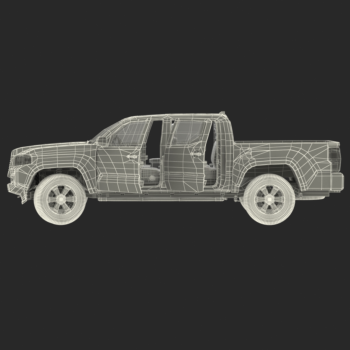 3D Generic Pickup Rigged