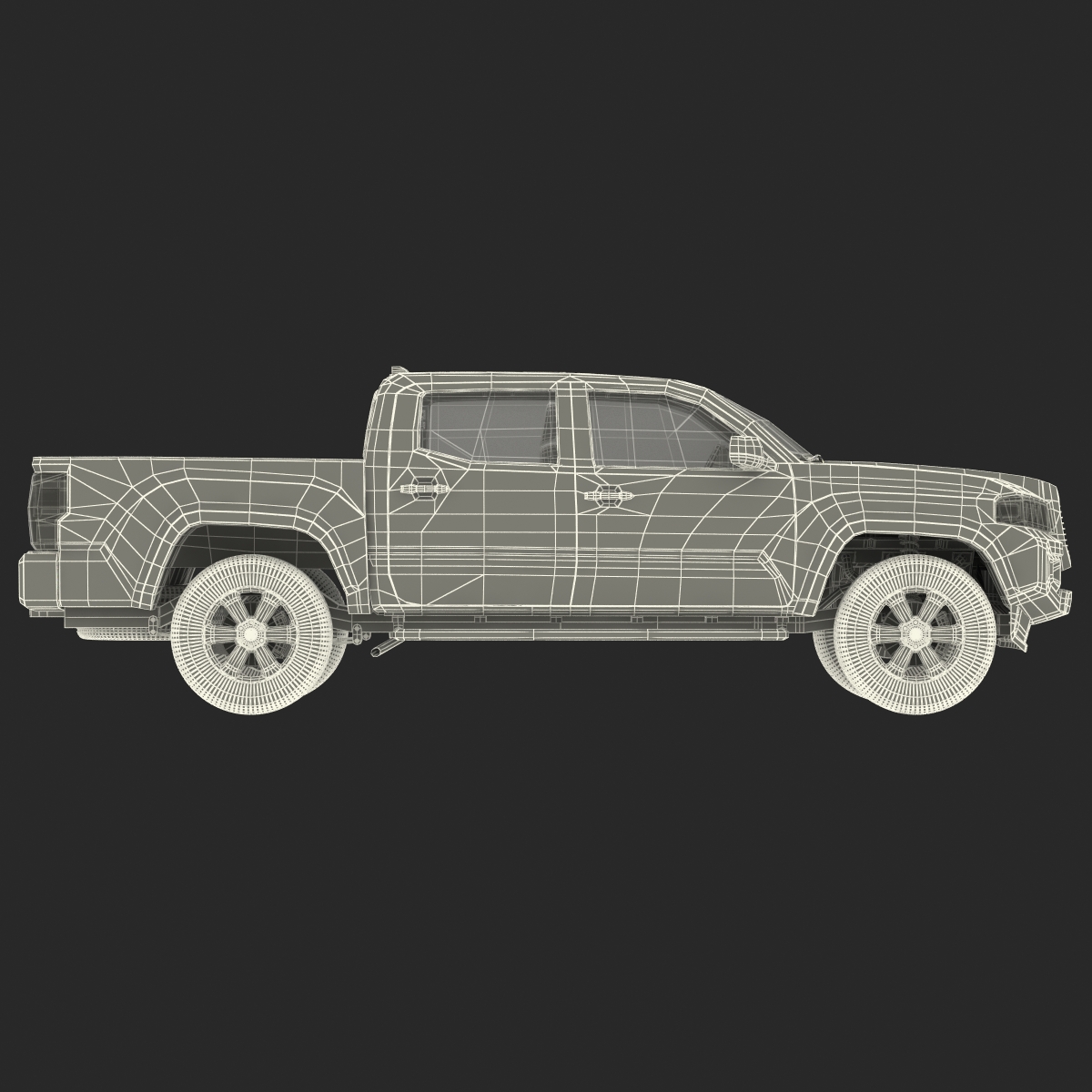 3D Generic Pickup Rigged