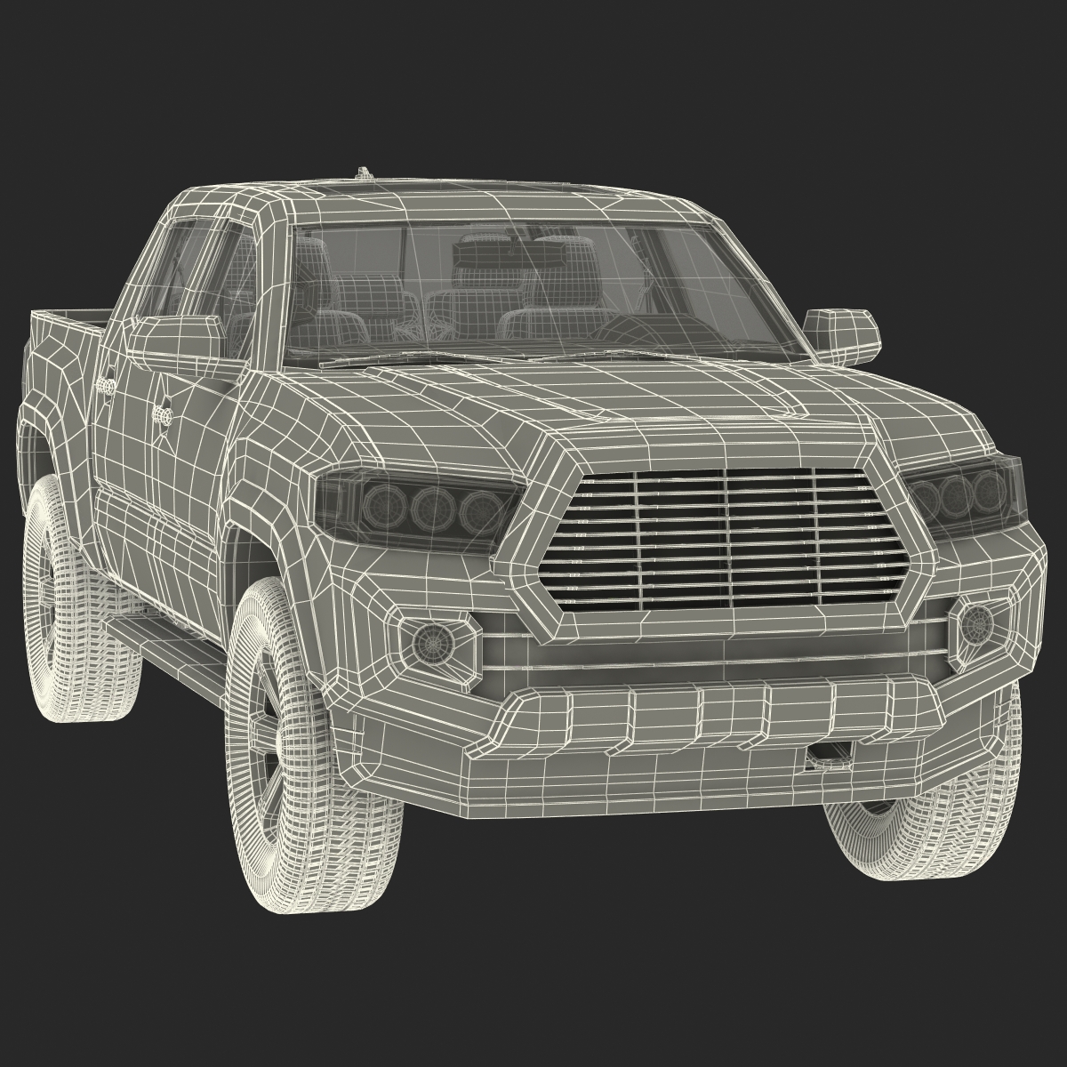 3D Generic Pickup Rigged