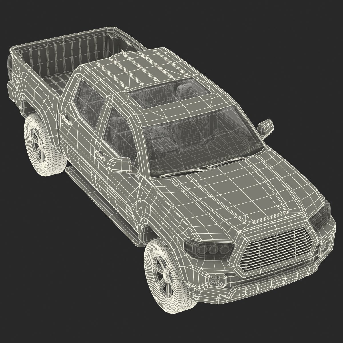 3D Generic Pickup Rigged