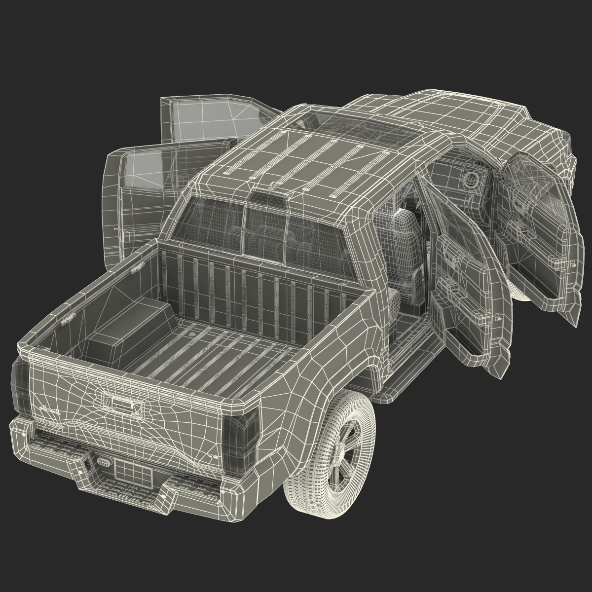 3D Generic Pickup Rigged