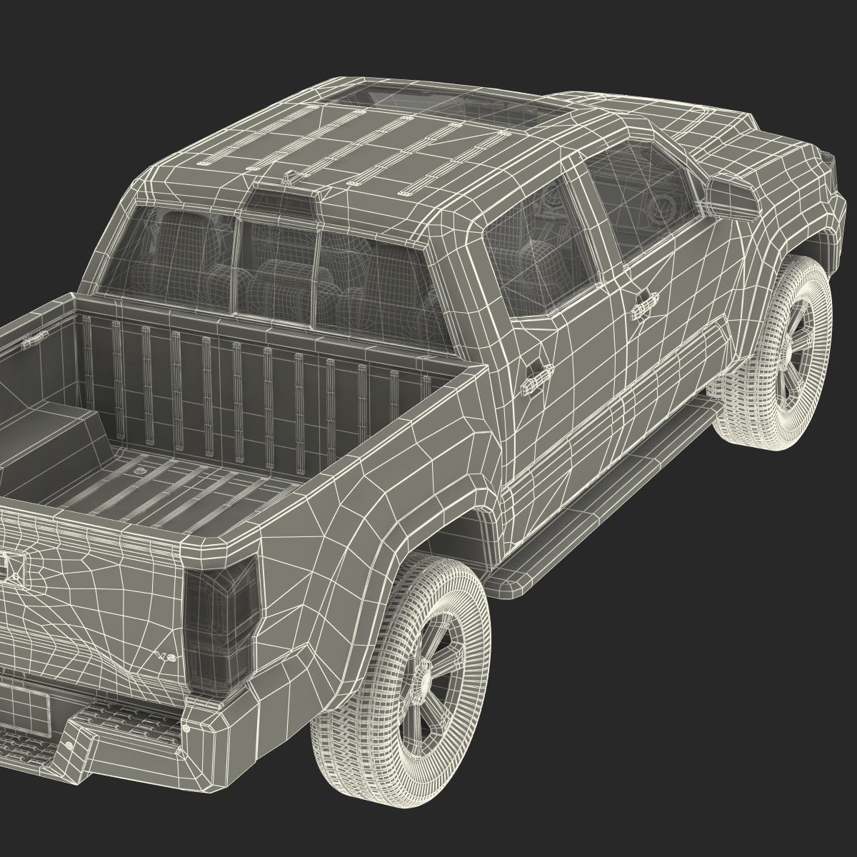 3D Generic Pickup Rigged