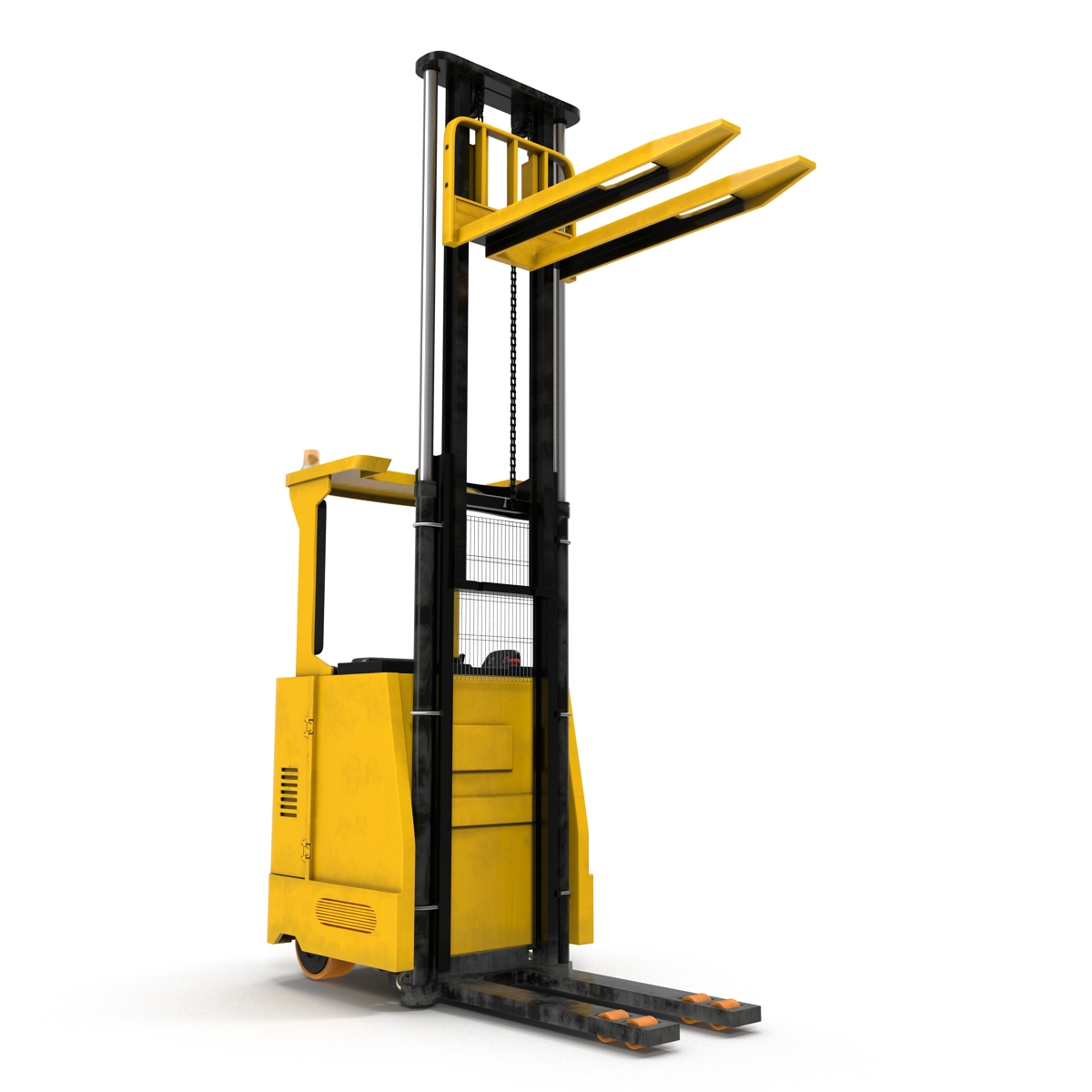 Rider Stacker Yellow Rigged 3D