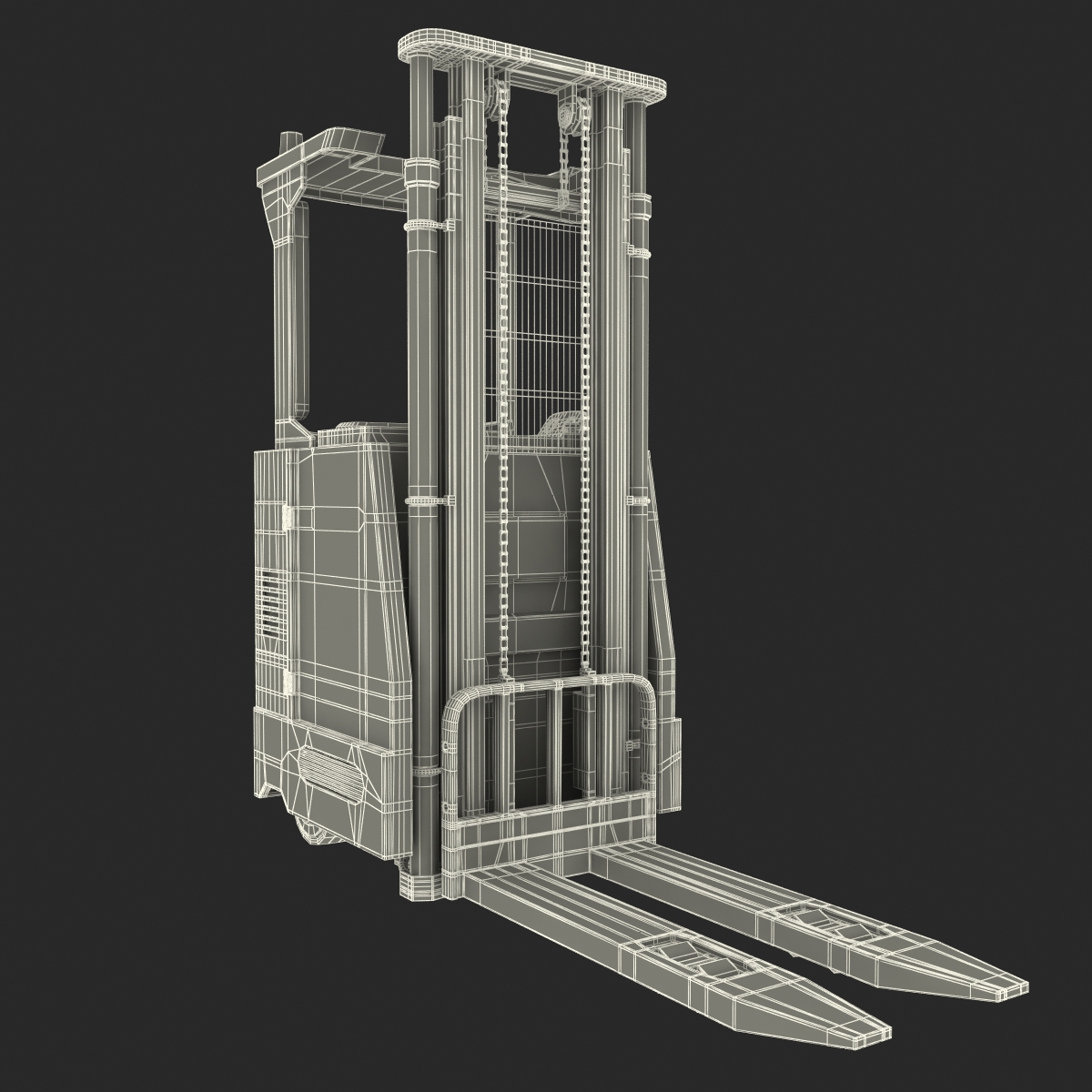 Rider Stacker Yellow Rigged 3D