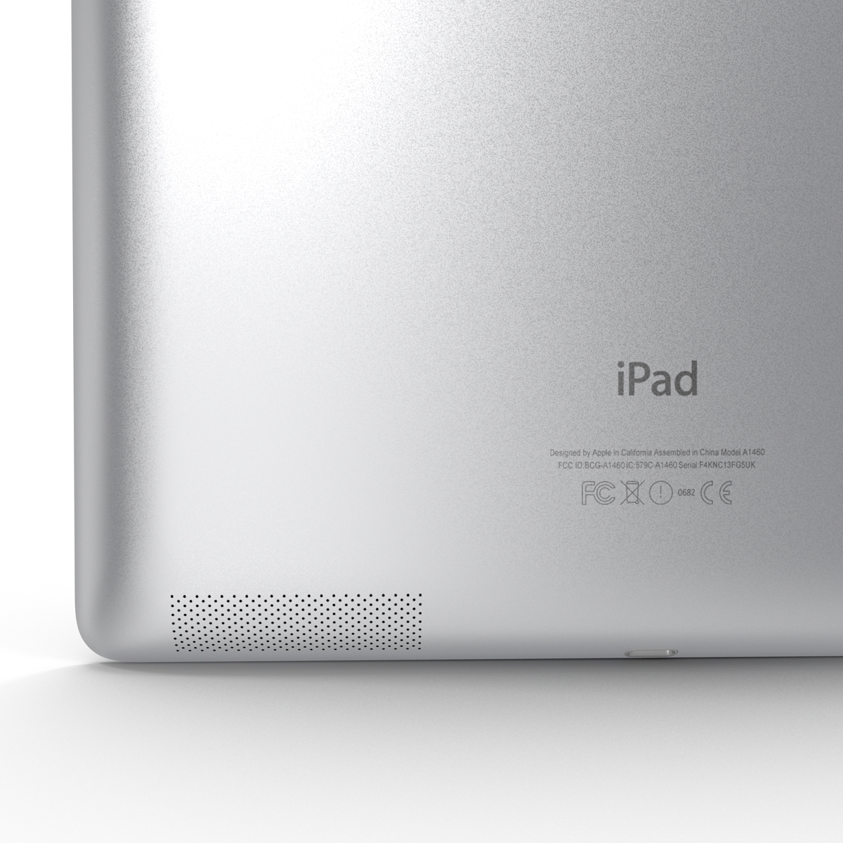 iPad Retina White 3D