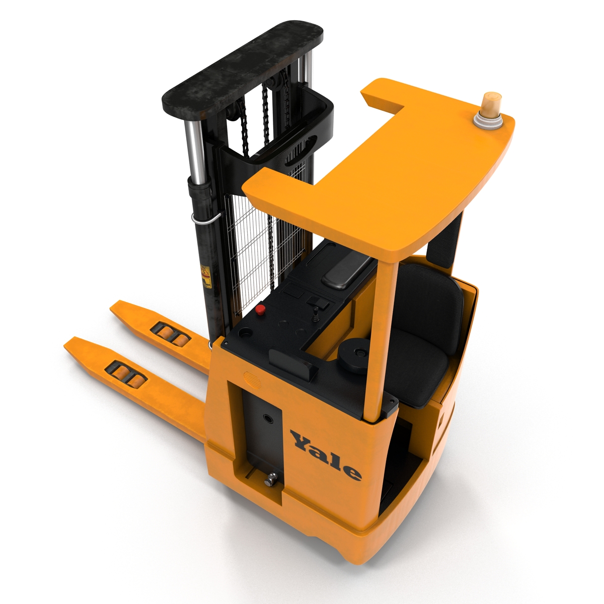 Rider Stacker Orange Rigged 3D