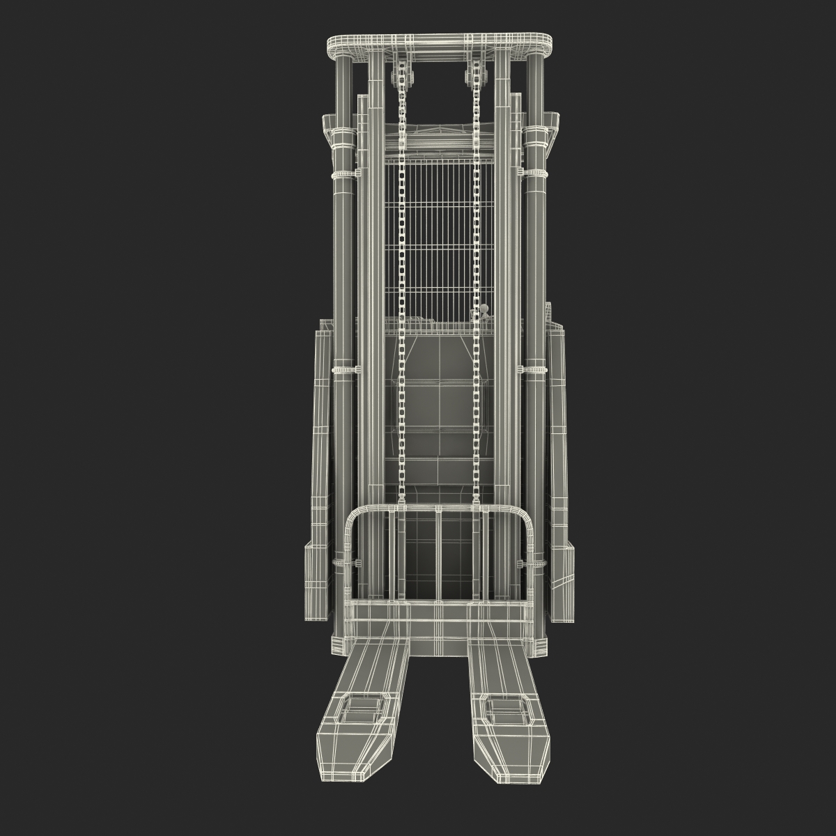 Rider Stacker Orange Rigged 3D