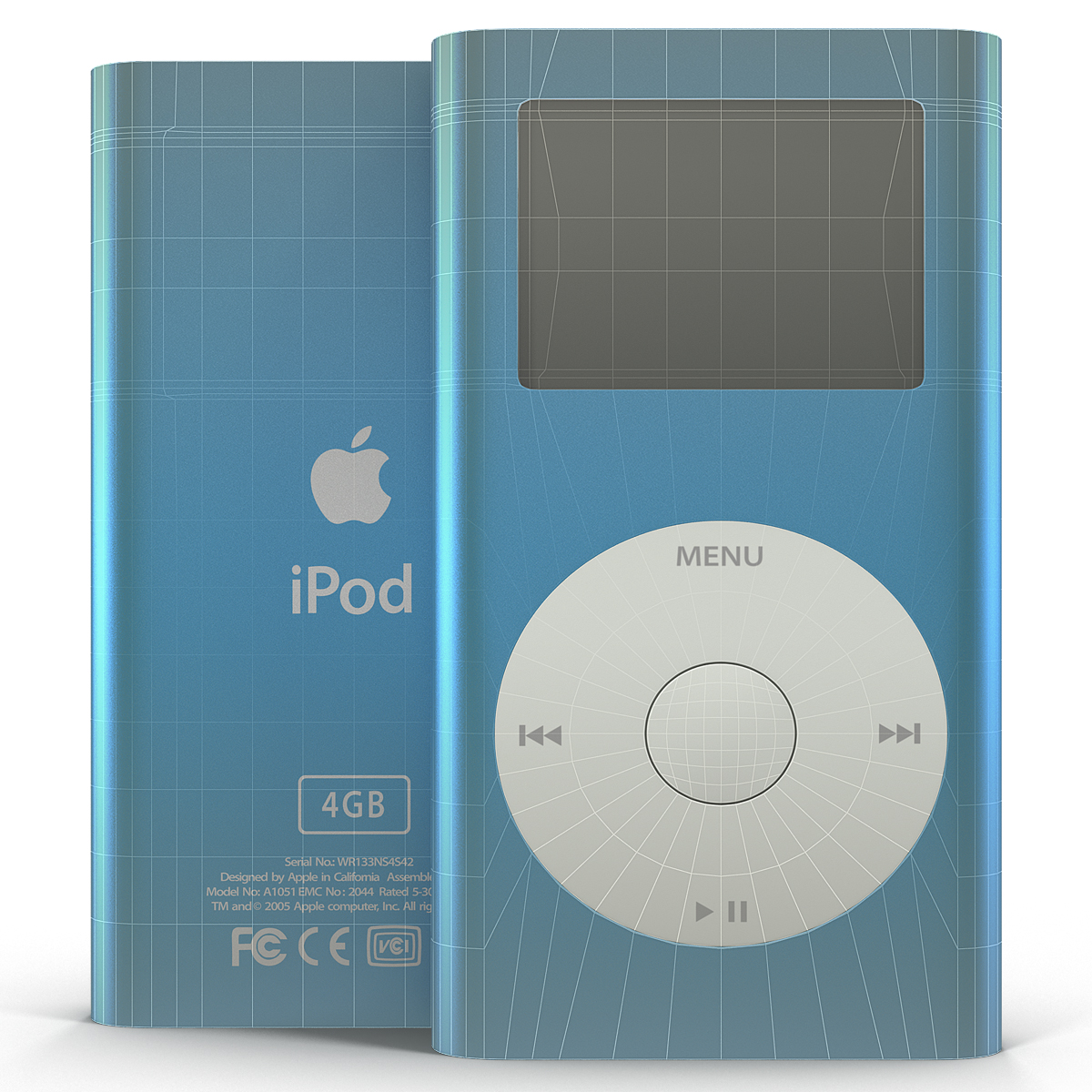 iPod Mini Blue 3D model