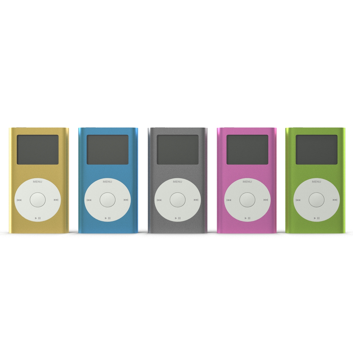 3D iPod Mini Set model