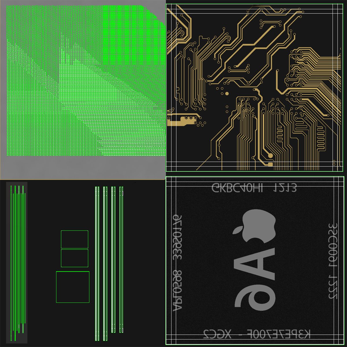 Mobile Chip AX Series A6 3D model