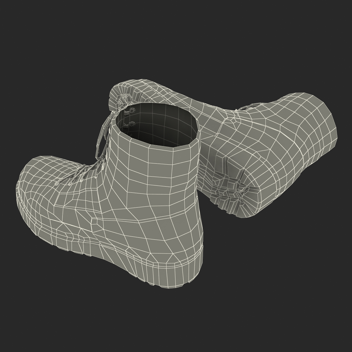 Tactical Boots 3D model