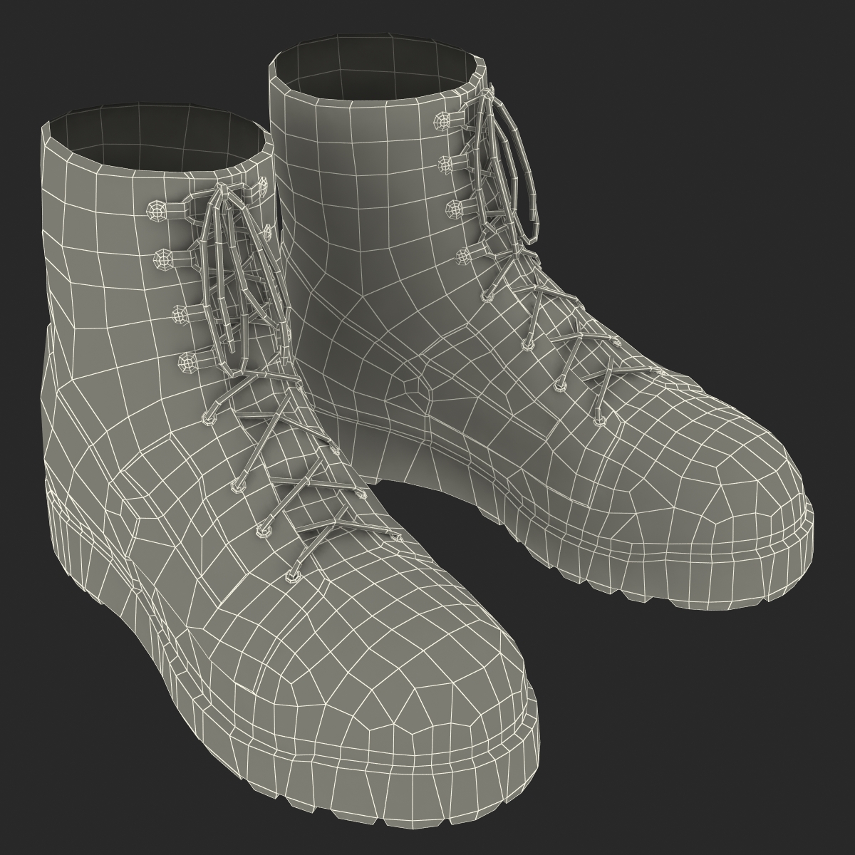 Tactical Boots 3D model