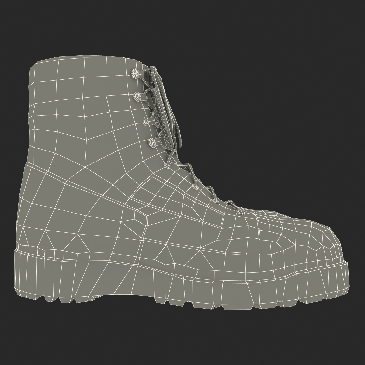 Tactical Boots 3D model