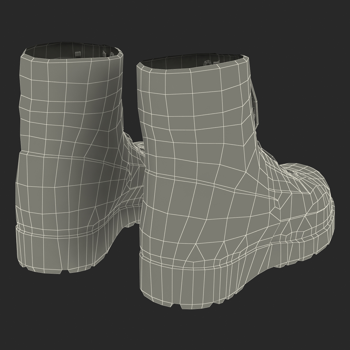 Tactical Boots 3D model