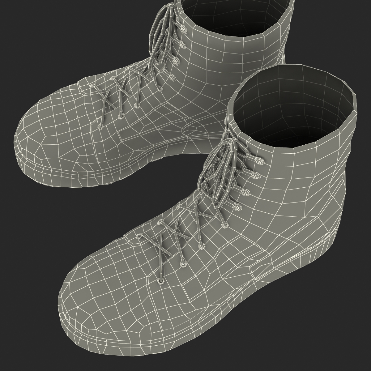 Tactical Boots 3D model