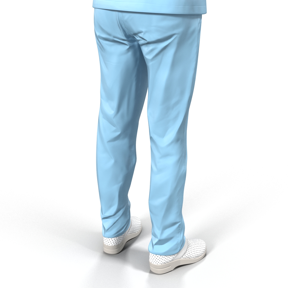 3D Female Surgeon African American Rigged model