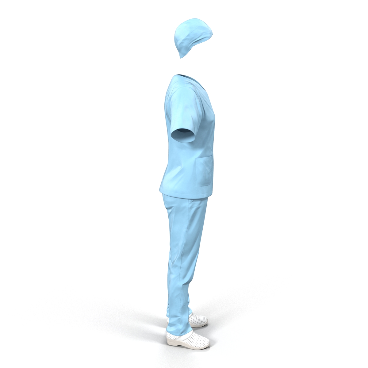 3D Female Surgeon Dress 11 model