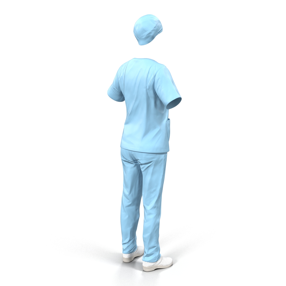 3D Female Surgeon Dress 11 model