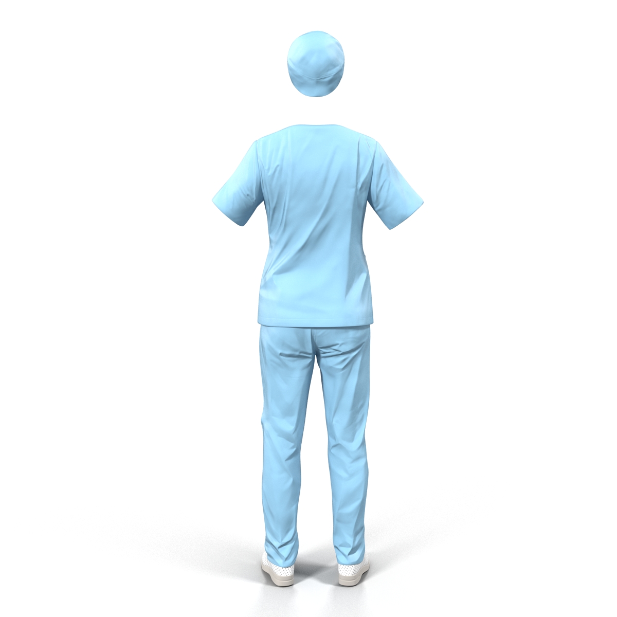 3D Female Surgeon Dress 11 model