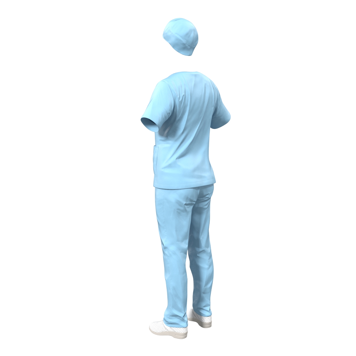 3D Female Surgeon Dress 11 model