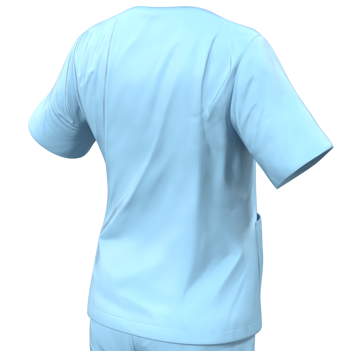 3D Female Surgeon Dress 11 model