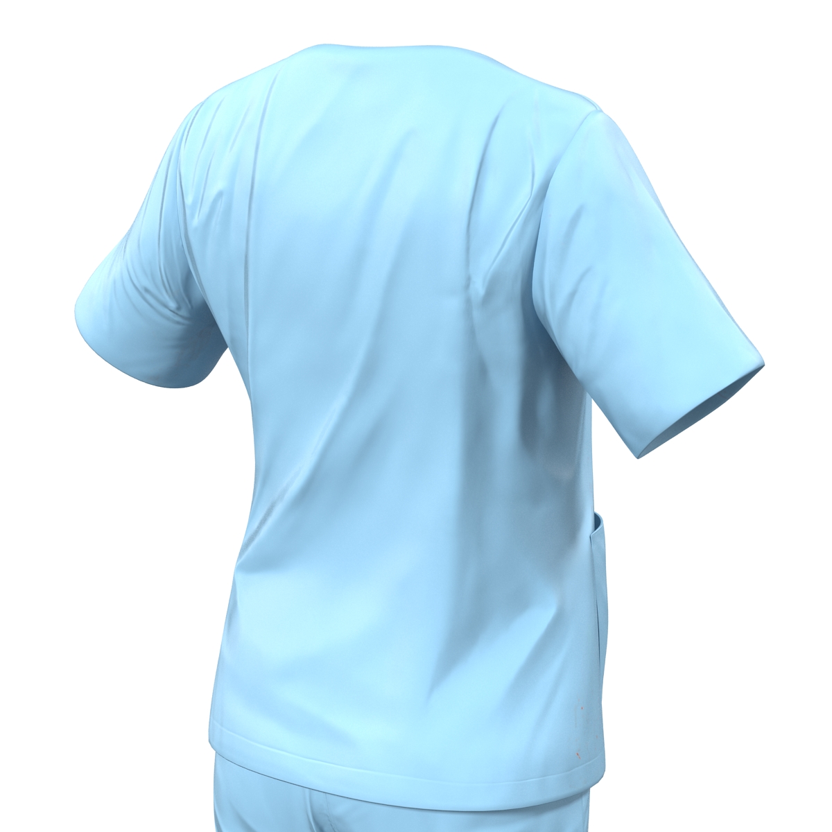 Female Surgeon Dress 12 with Blood 3D model