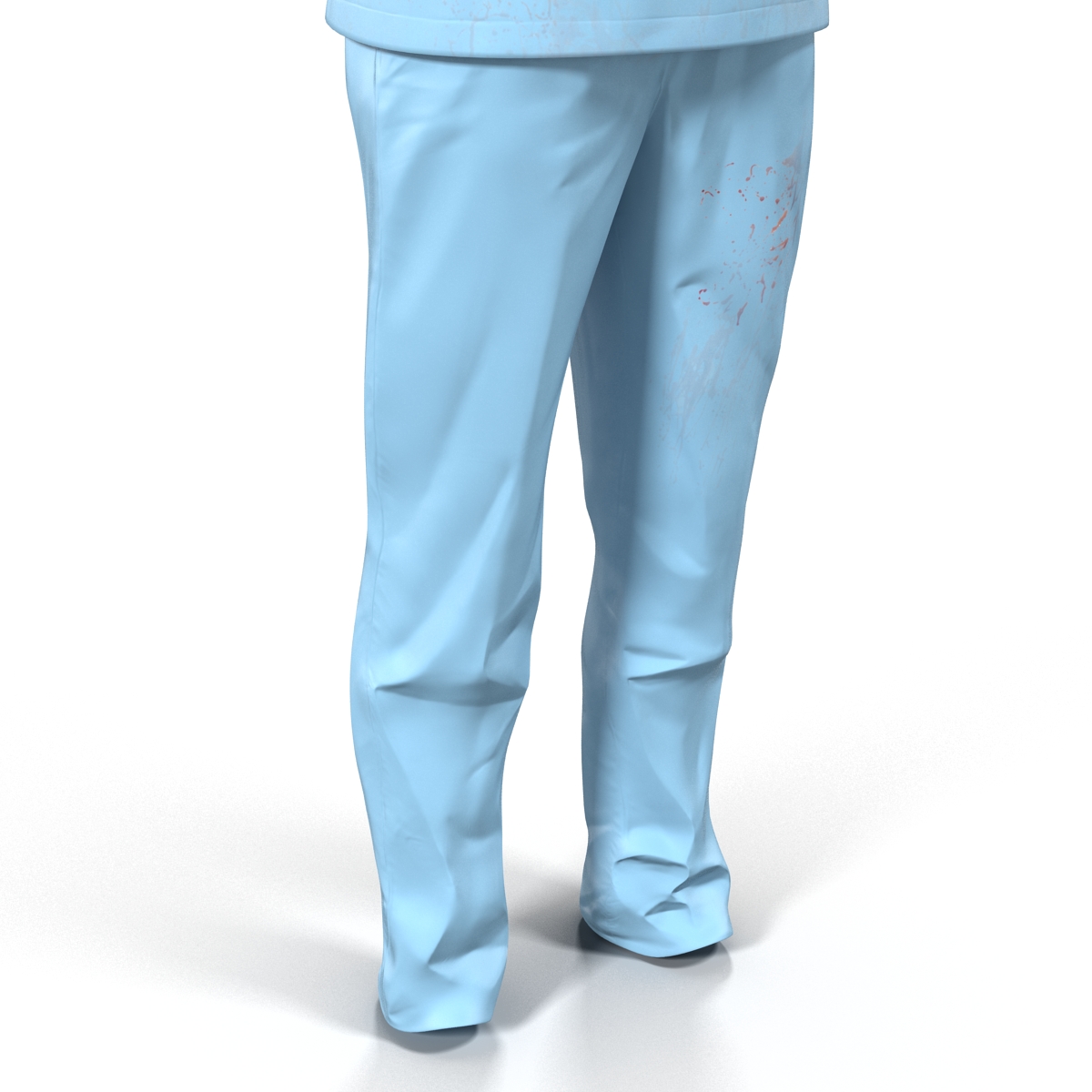 Female Surgeon Dress 12 with Blood 3D model