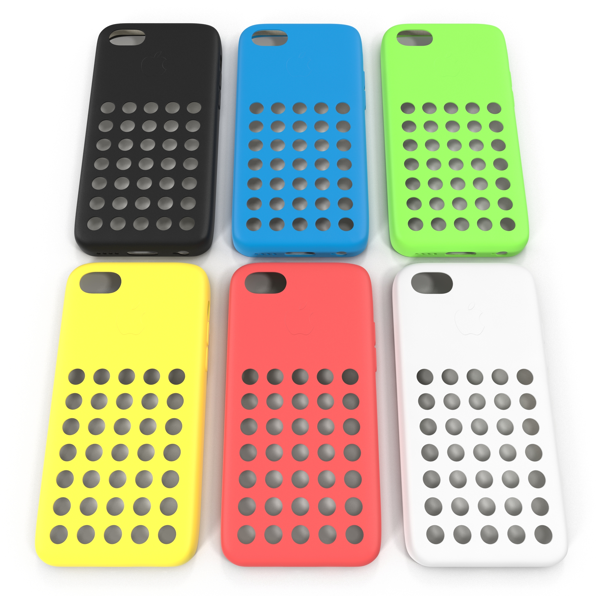 3D iPhone 5c Case Set model