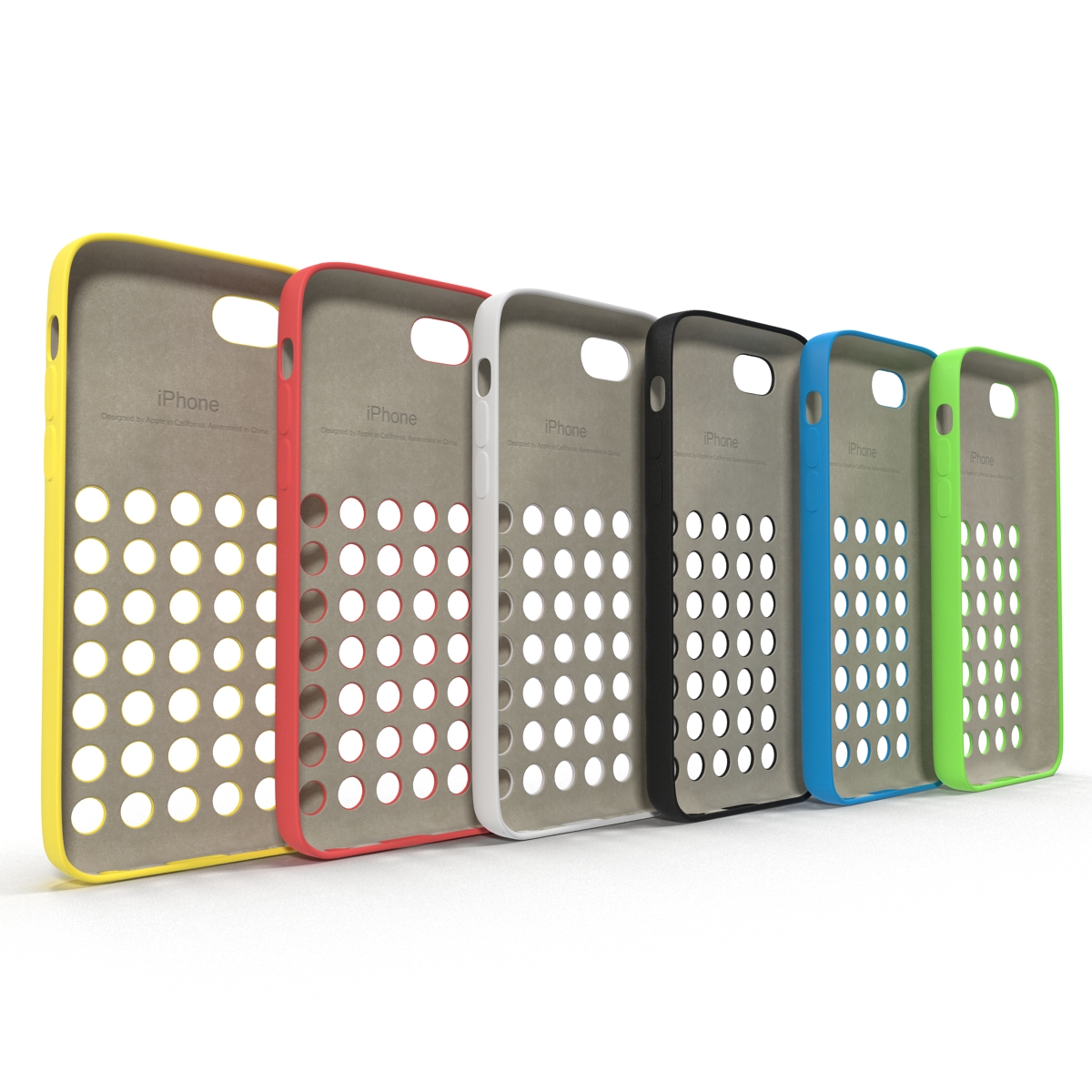 3D iPhone 5c Case Set model