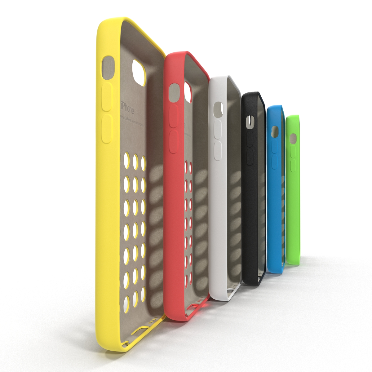 3D iPhone 5c Case Set model