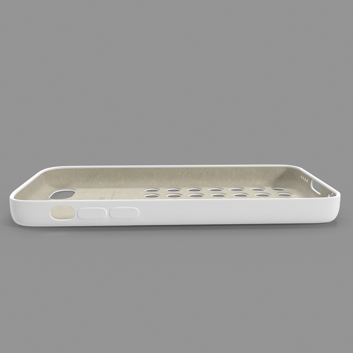 3D model iPhone 5c Case White