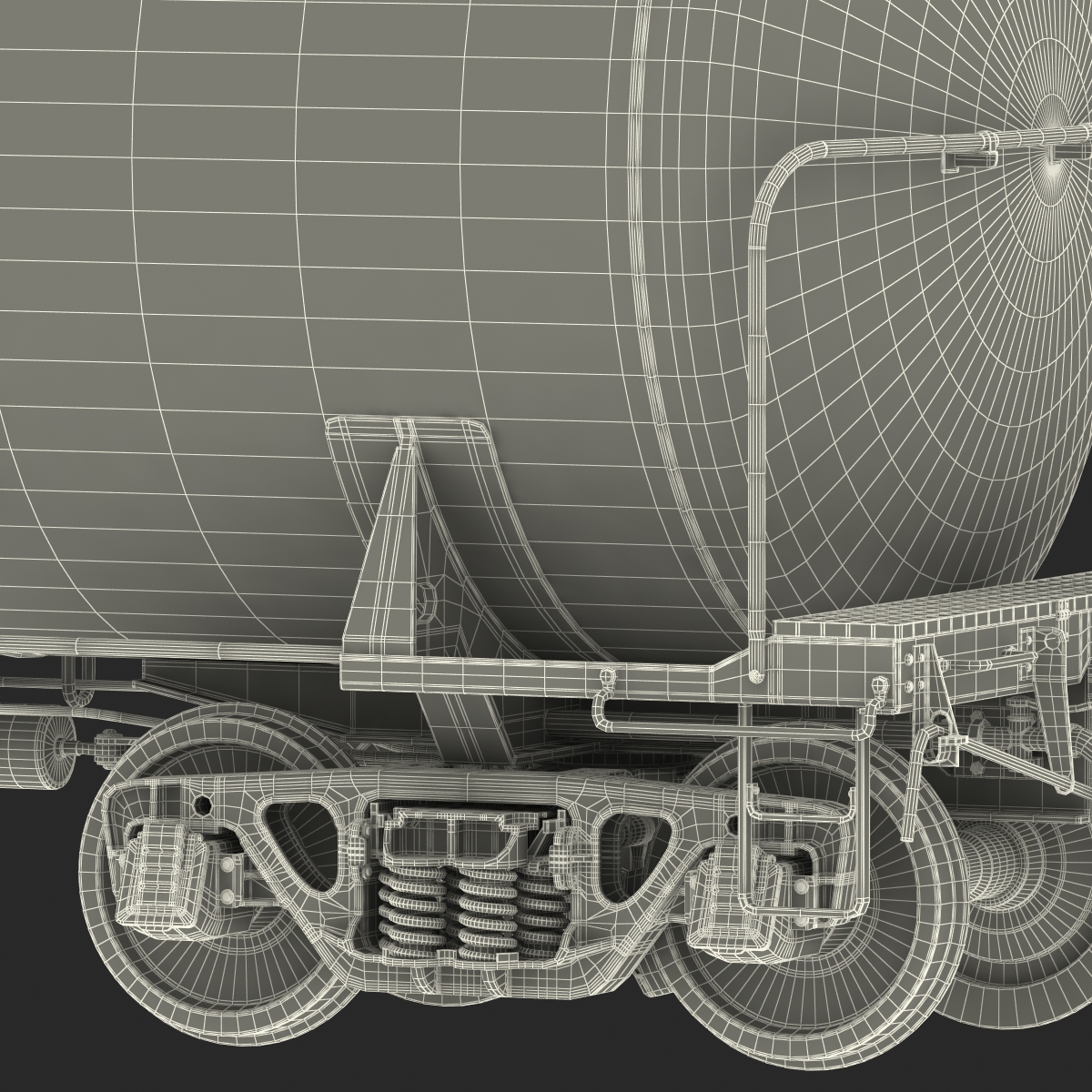 Railroad Tank Car 3D