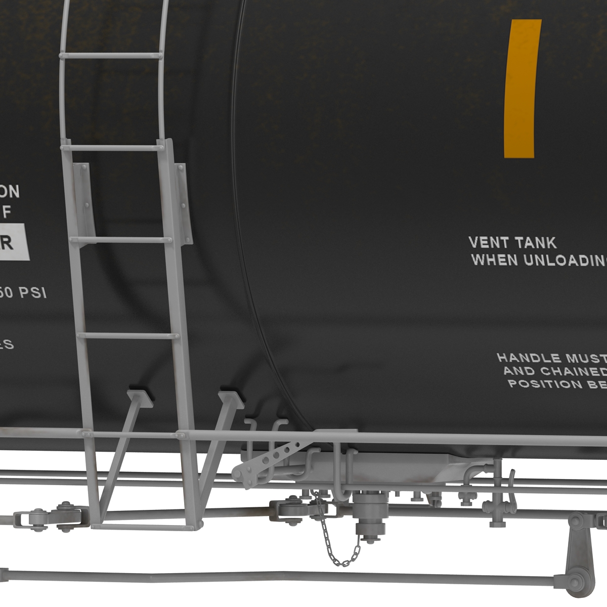 Railroad Tank Car 2 3D model