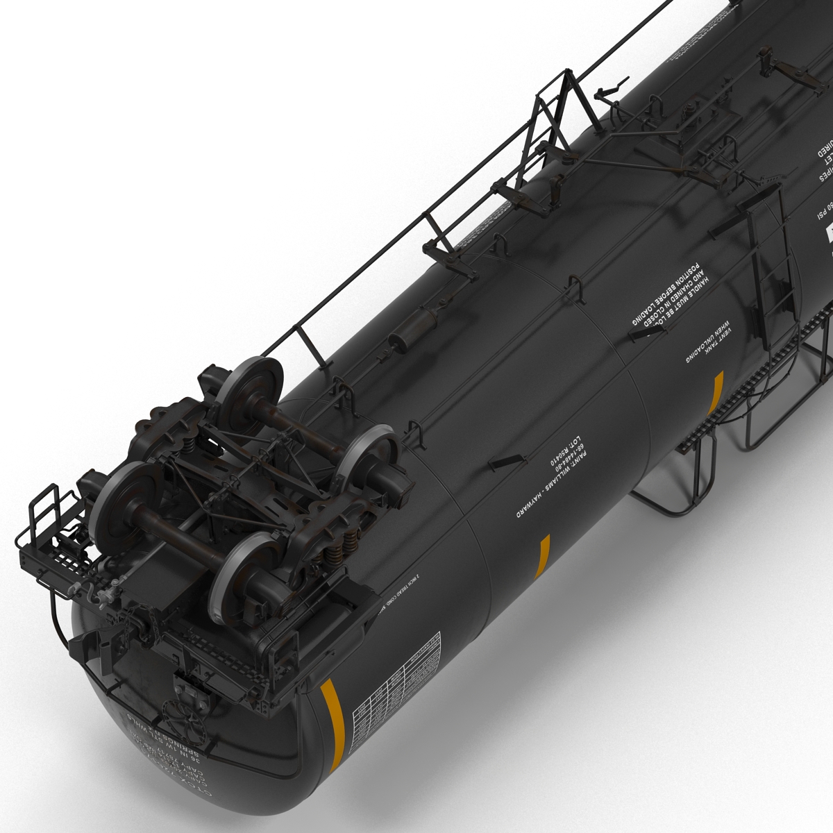 Railroad Tank Car 3D