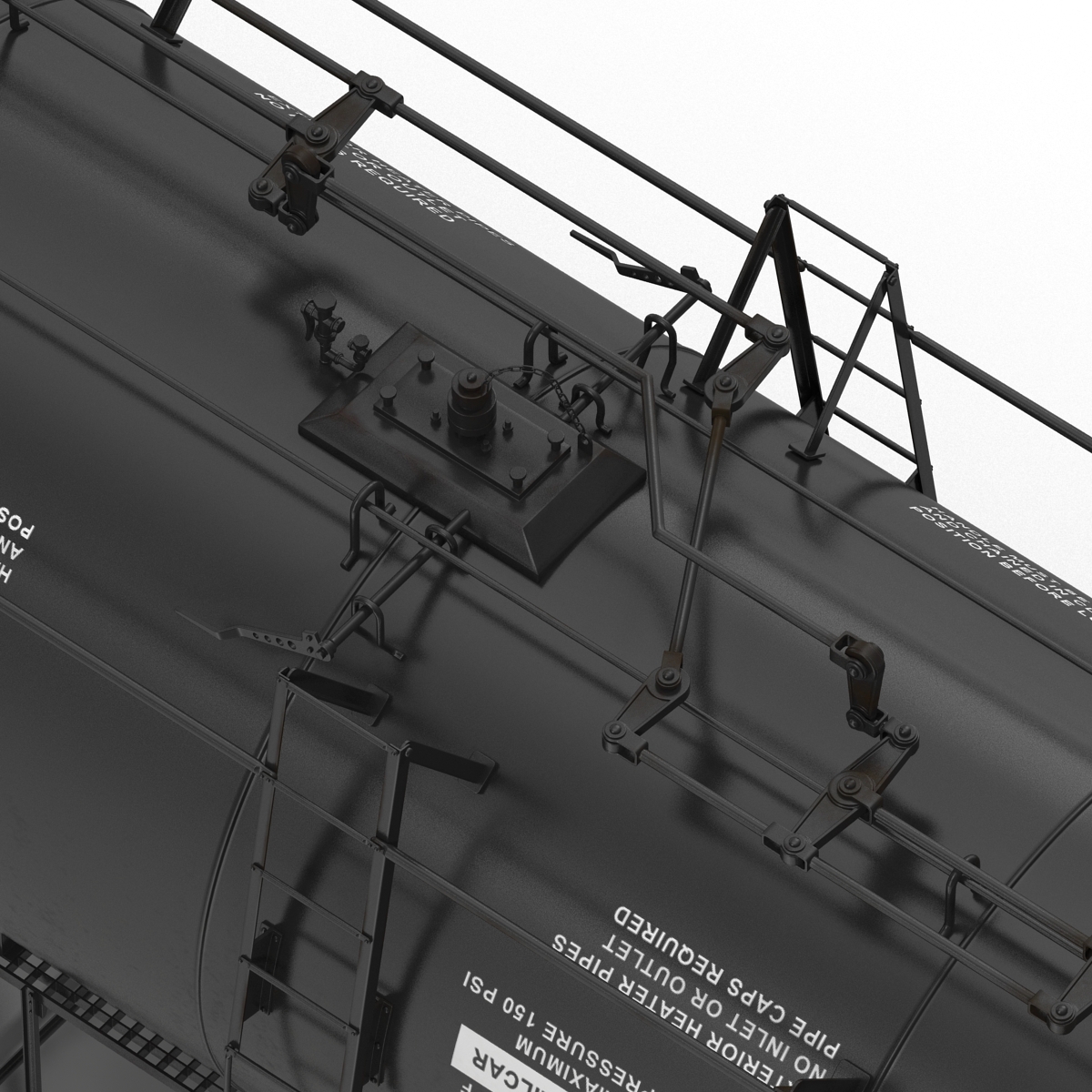 Railroad Tank Car 3D