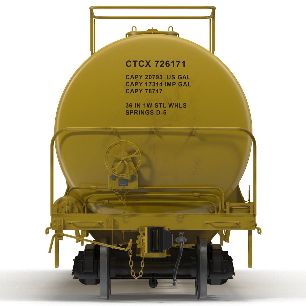 Railroad Tank Car 3 3D model