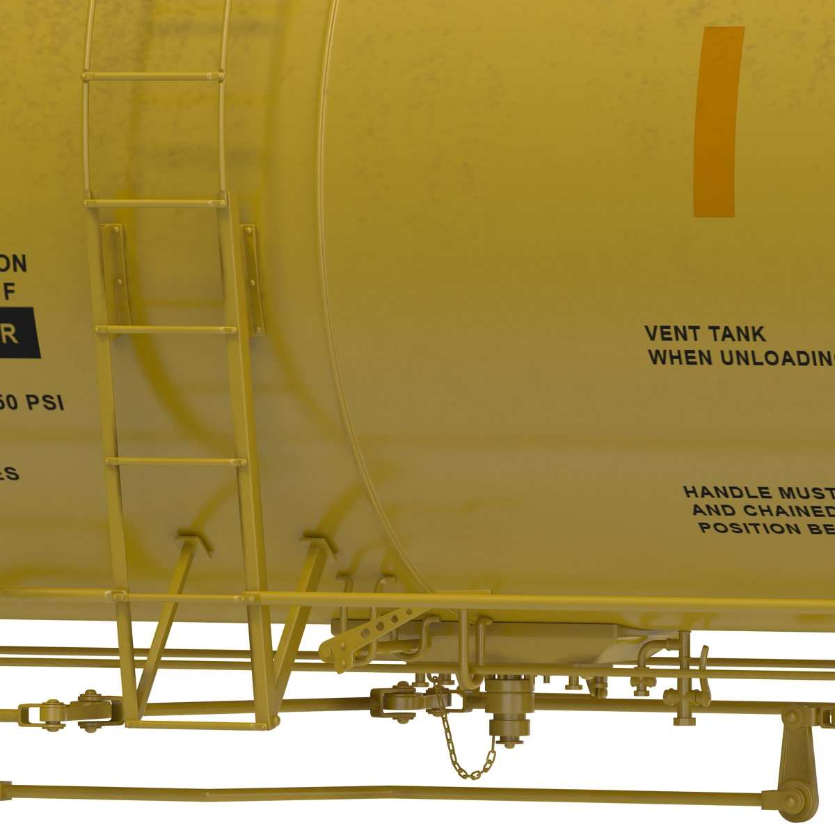 Railroad Tank Car 3 3D model