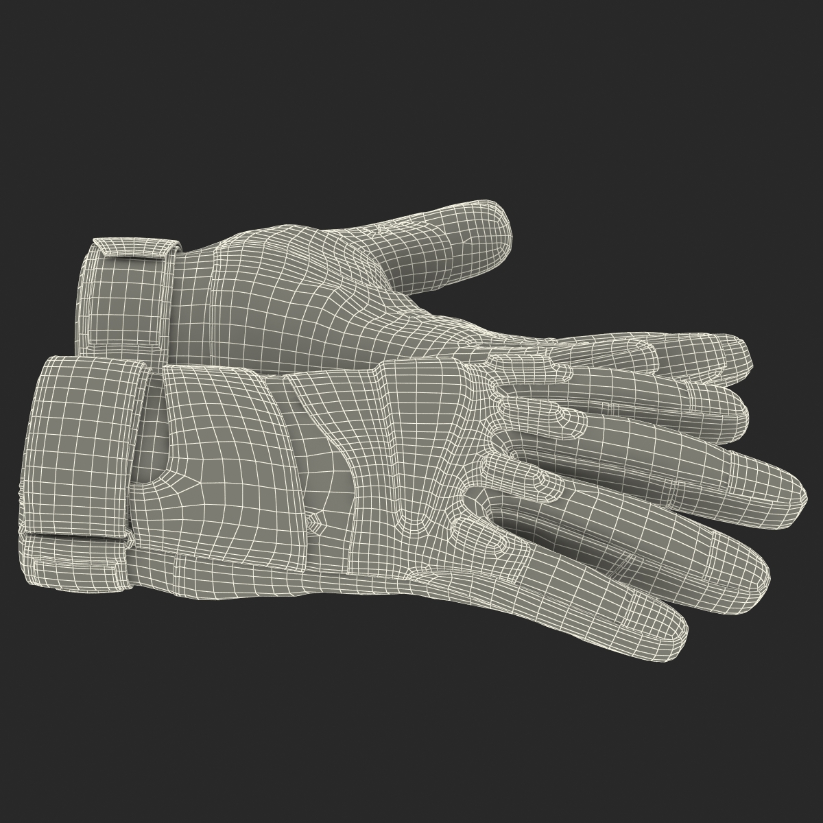 US Soldier Gloves 3D