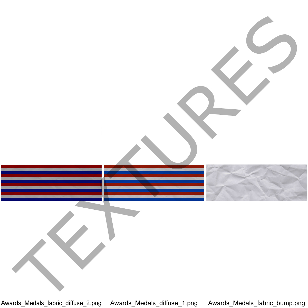 Medal Ribbon 4 3D model