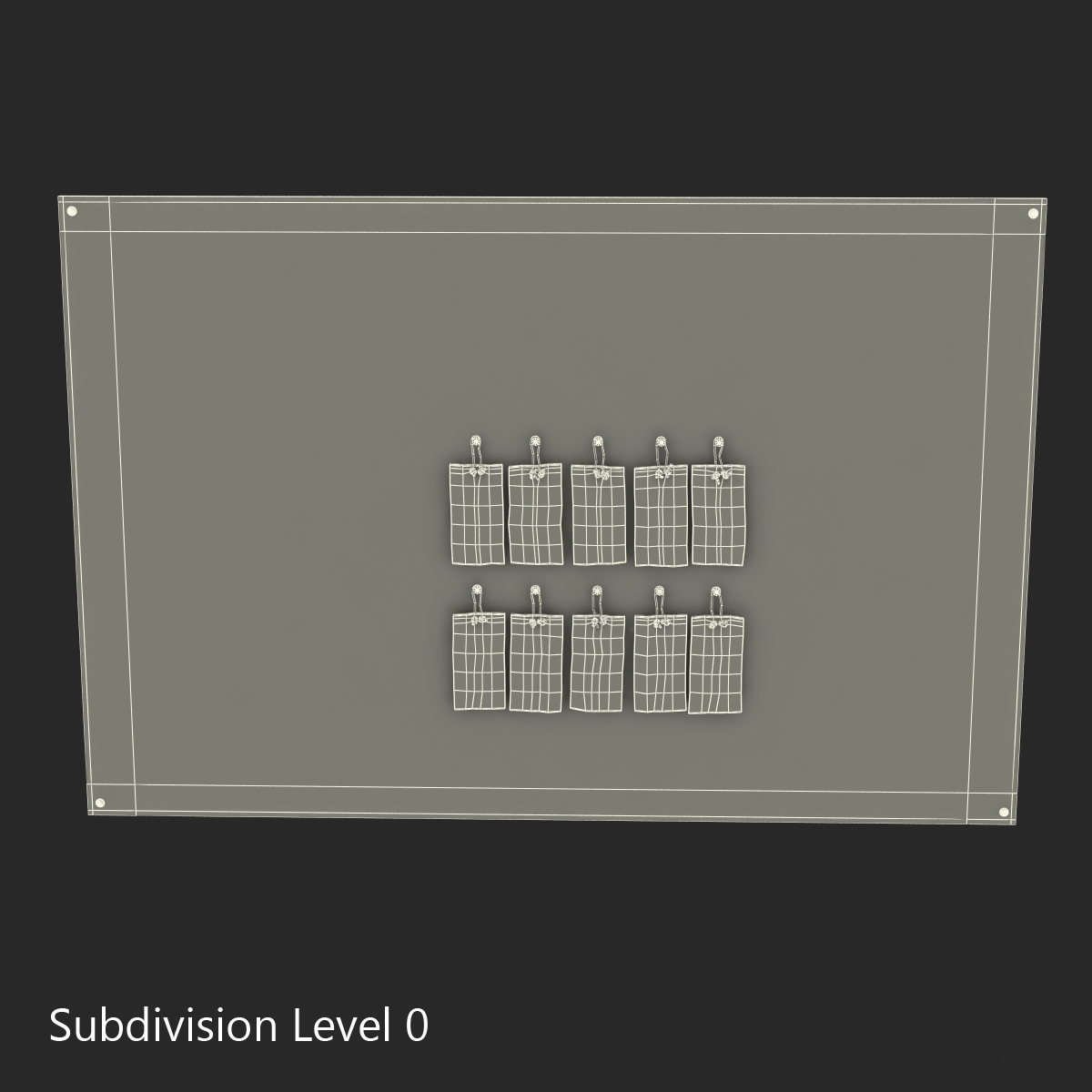 Baseball Scoreboard 3D model