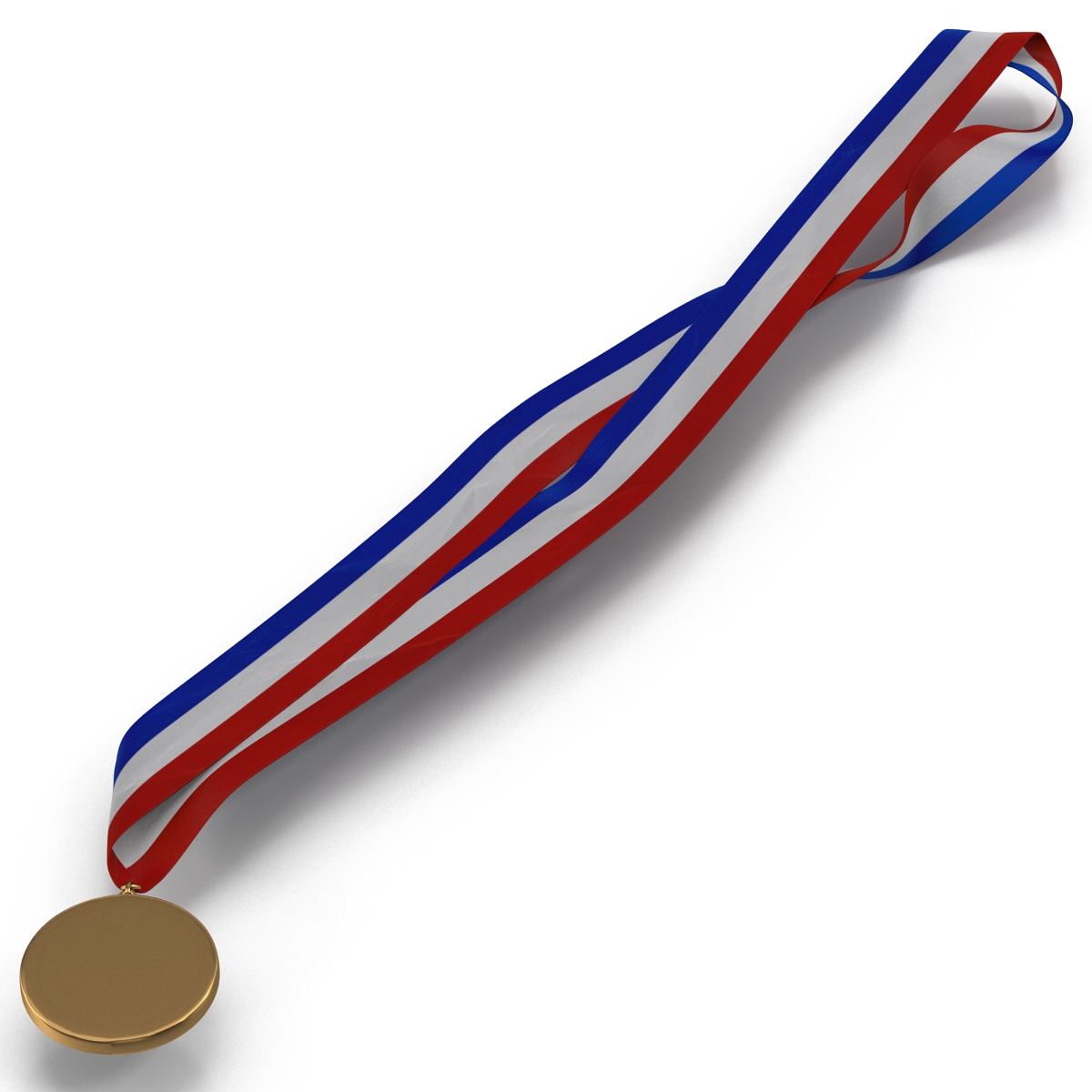 3D model Award Medal 2 Bronze