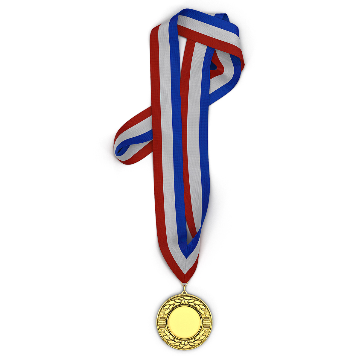 3D Award Medal 3 Gold model