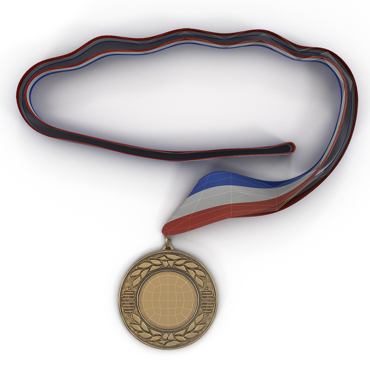 3D model Award Medal 4 Bronze