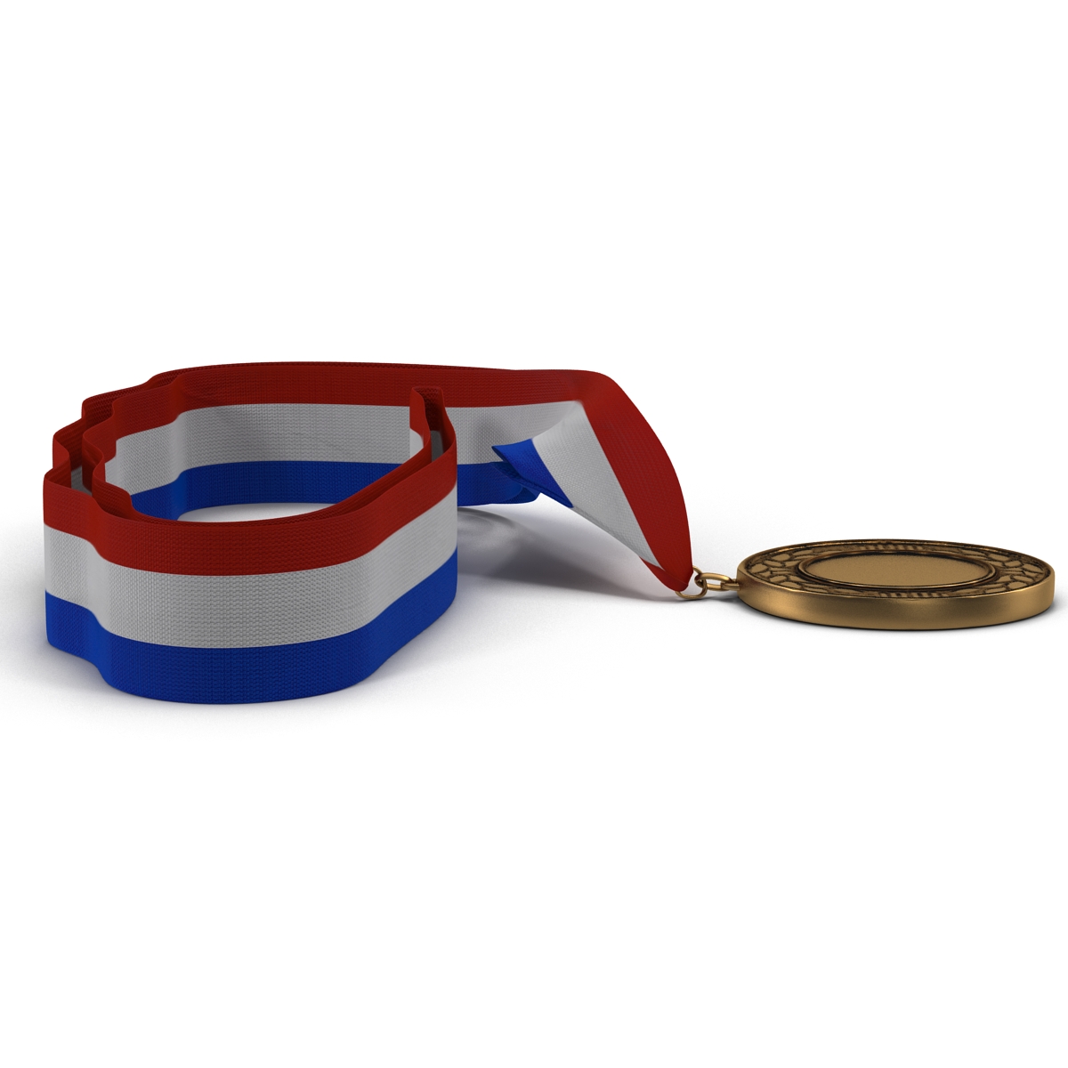 3D model Award Medal 4 Bronze