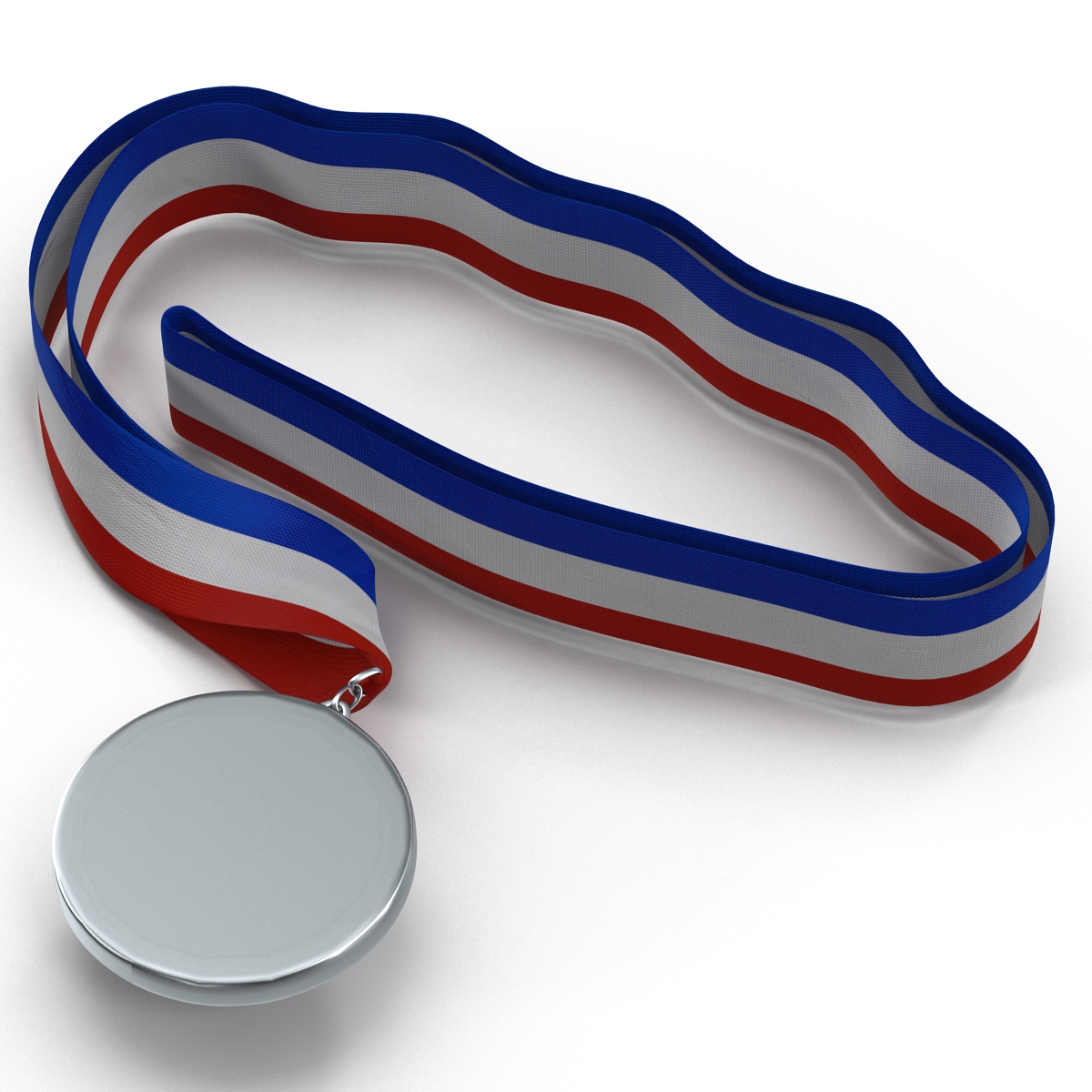 3D model Award Medal 4 Silver