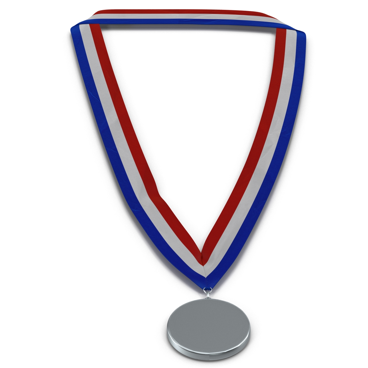 3D Award Medal Silver model