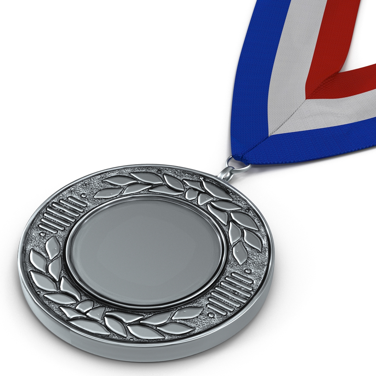 3D Award Medal Silver model